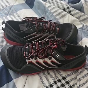 Merrell True Glove Black/Molton Lava Vibram Barefoot Shoes J85529 Men's Sz 10.5